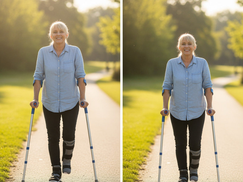 When Can You Stop Using Crutches After Knee or Hip Replacement?