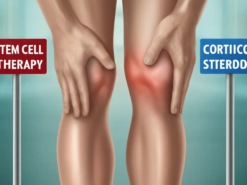 Stem Cell Therapy vs Corticosteroid for Knee Pain | Effectiveness, Side Effects, Cost