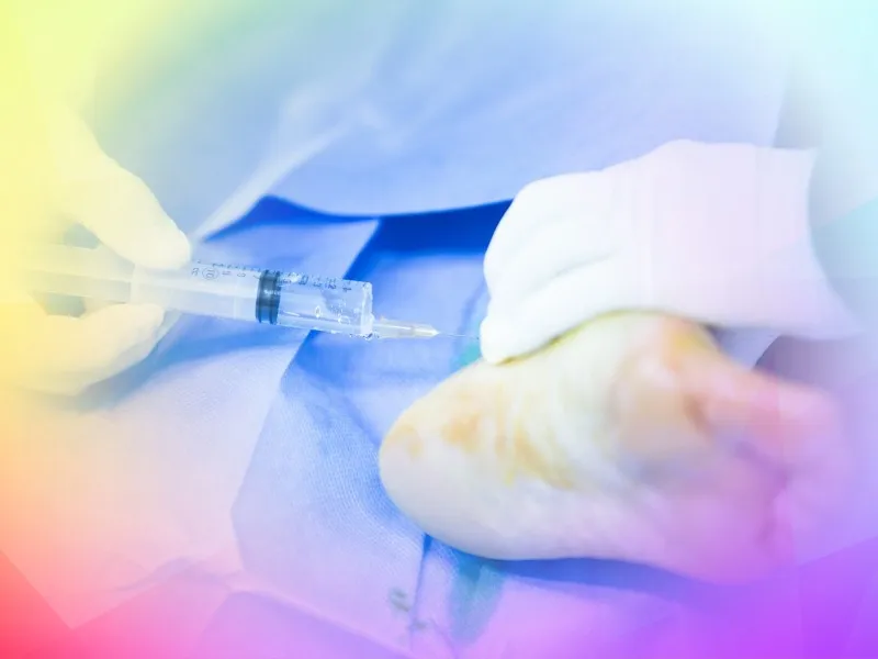 ChondroFiller injection for ankle cartilage defects