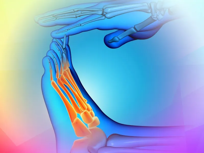 Outer ankle pain without swelling